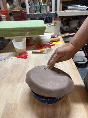 Textured Strap Platter Workshop