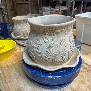 Clay Creations for the Garden & Home: A 4-Week Pottery Course at The Charming Orange