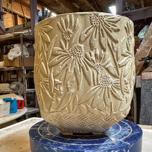 Ruffled Elegance: Textured Planter Workshop